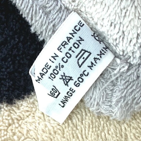 HERMES Panda Beach towel bath towel cotton gray - Picture 9 of 10